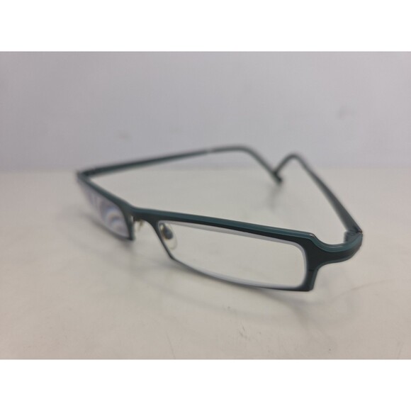 Vintage PRO DESIGN DENMARK 1335 PURE TITANIUM EYEGLASS Frames Only Turquoise